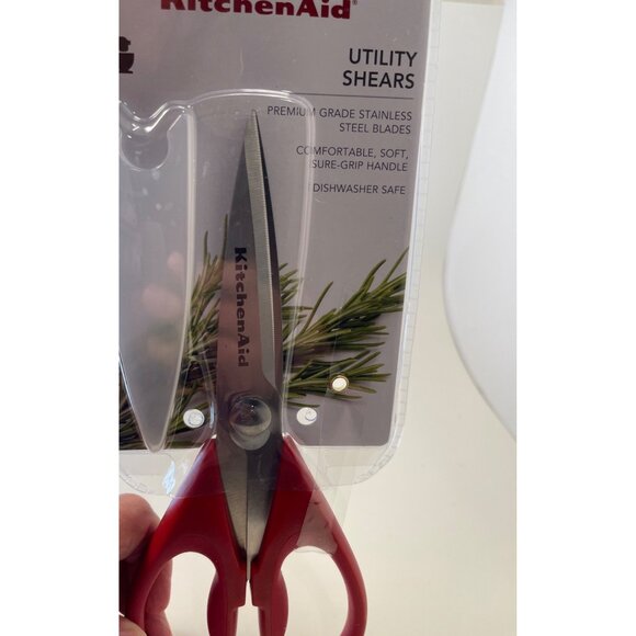 KitchenAid Utility Shears RED Model # KE3510HERA, NEW WITH TAGS! - Picture 3 of 3